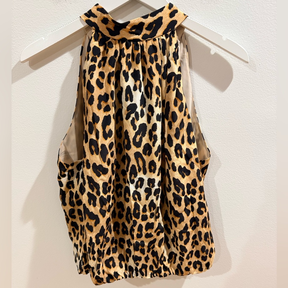ALICE + OLIVIA NWT LEOPARD TOP!